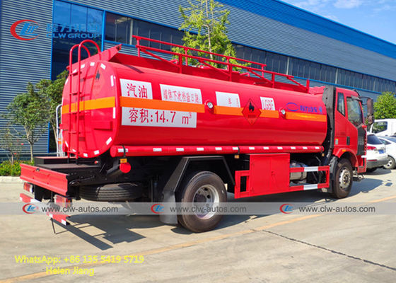 LHD FAW 4x2 15cbm Oil Transport Truck With Pump