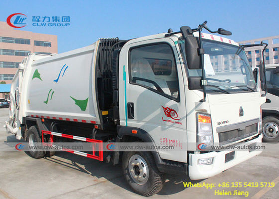 Sinotruk Howo 4x2 140hp Waste Refuse Compactor Truck