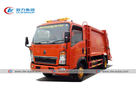 Sinotruk Howo 6 Wheels 140hp 8M3 Waste Collection Truck