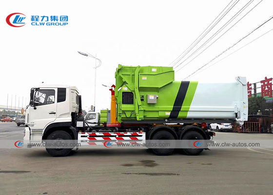 Euro 3 Dongfeng 10 Wheeler 20T Roll Off Garbage Truck