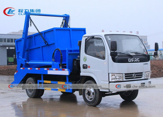 Dongfeng HOWO 4X2 4M3 5M3 Skip Loader Swing Arm Garbage Truck