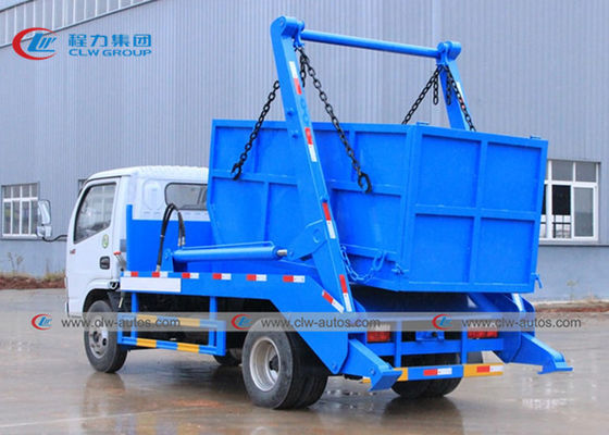 Dongfeng HOWO 4X2 4M3 5M3 Skip Loader Swing Arm Garbage Truck