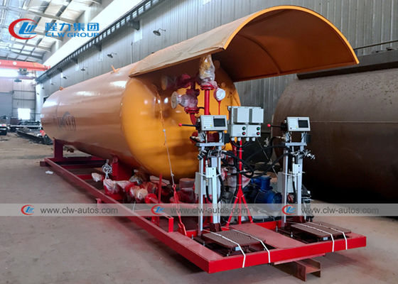 20000L 10MT ASME Explosion Proof Mobile LPG Cylinder Filling Station