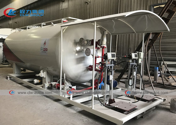 ASME Explosion Proof Mobile LPG Refilling Plant With 2 Filling Weight Scale