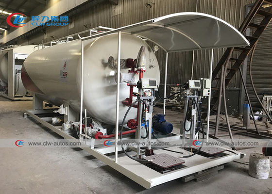 ASME Explosion Proof Mobile LPG Refilling Plant With 2 Filling Weight Scale