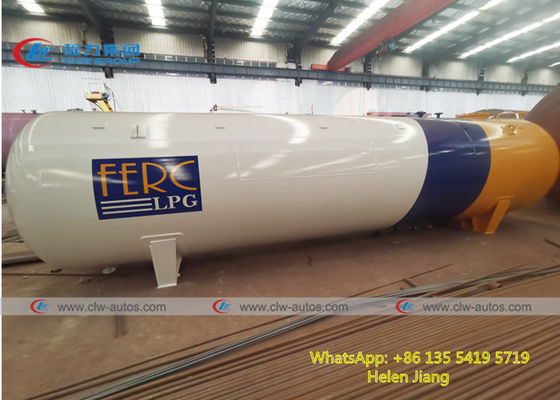 ISO9001 Standard 15T 30CBM Q345R Carbon Steel LPG Gas Storage Tank