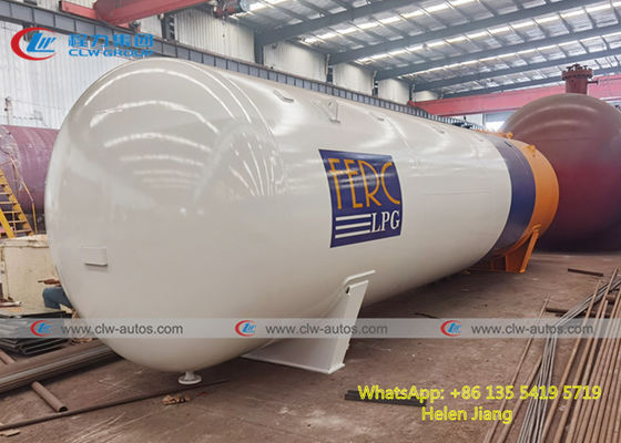 ISO9001 Standard 15T 30CBM Q345R Carbon Steel LPG Gas Storage Tank