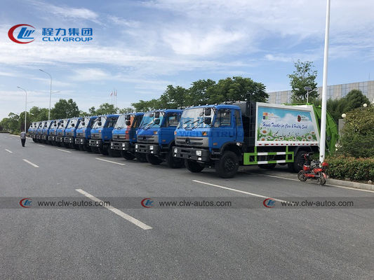 China Dongfeng Right-Hand Drive 14cbm 14,000Liters Compactor Garbage Truck To Pakistan