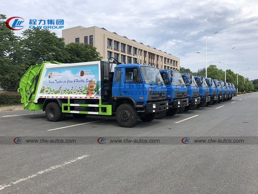 China Dongfeng Right-Hand Drive 14cbm 14,000Liters Compactor Garbage Truck To Pakistan