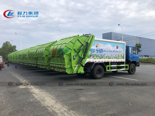 China Dongfeng Right-Hand Drive 14cbm 14,000Liters Compactor Garbage Truck To Pakistan