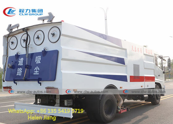 Dongfeng 4x2 10CBM Vacuum Road Sweeper Truck For Street Cleaning