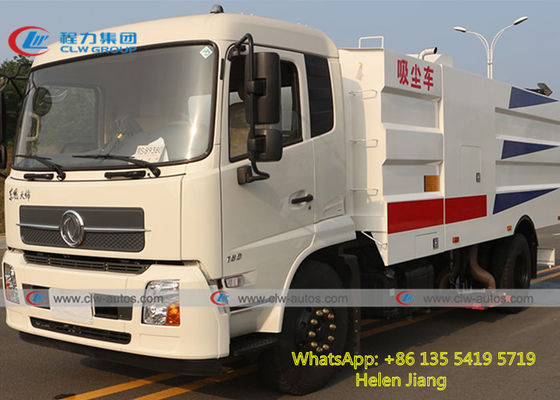 Dongfeng 4x2 10CBM Vacuum Road Sweeper Truck For Street Cleaning