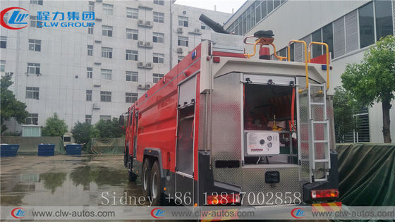 LHD RHD Sinotruk Howo 6x4 371HP Fire Rescue Truck