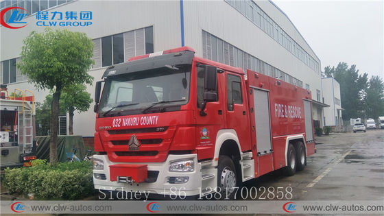 LHD RHD Sinotruk Howo 6x4 371HP Fire Rescue Truck