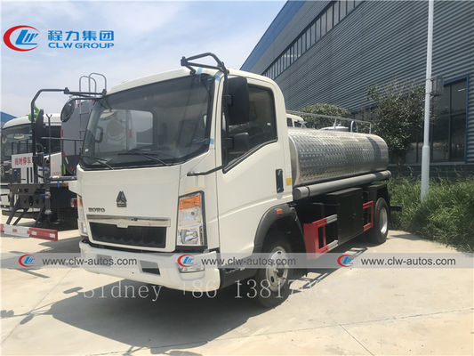 Sinotruk Howo 5cbm SUS304 Tank Water Delivery Truck