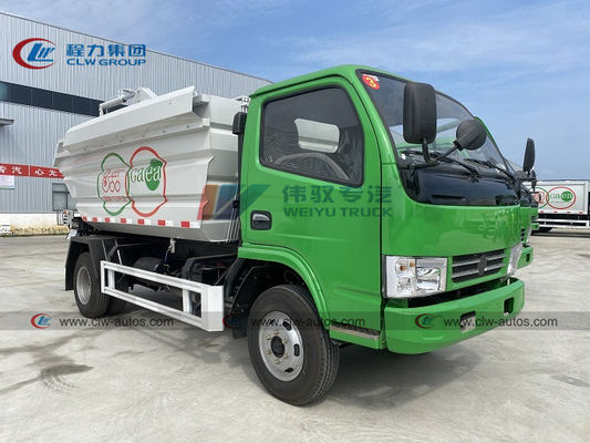 Factory High Price Ratio Dongfeng 7cbm 7000Liter Sealed Dump Garbage Truck