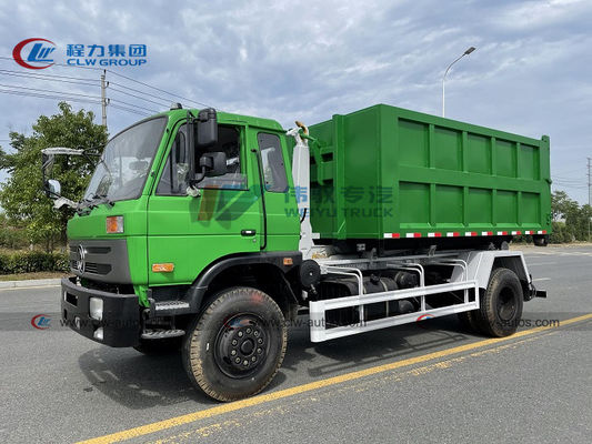 Factory Price 13,000L China Dongfeng Hydraulic Arm System 13cbm Hook Lift Garbage Truck