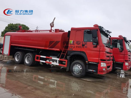 20tons Sinotruk HOWO 336HP Sprinkler Water Tank Forest Fire Rescue Fighting Truck