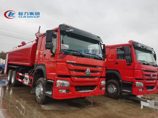 20tons Sinotruk HOWO 336HP Sprinkler Water Tank Forest Fire Rescue Fighting Truck