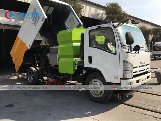 EURO 4 5 Ton ISUZU LHD Vacuum Road Sweeper Truck