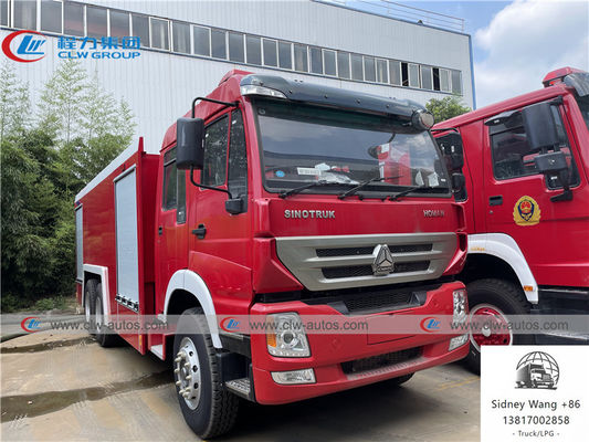 SINOTRUK HOMAN 6x4 Emergency Fire Pumper Trucks