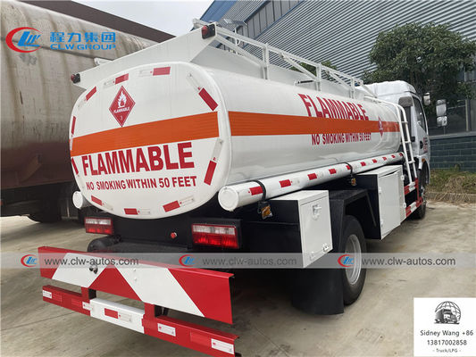 5cbm Dongfeng Duolica 4x2 Fuel Transport Truck With Dispenser