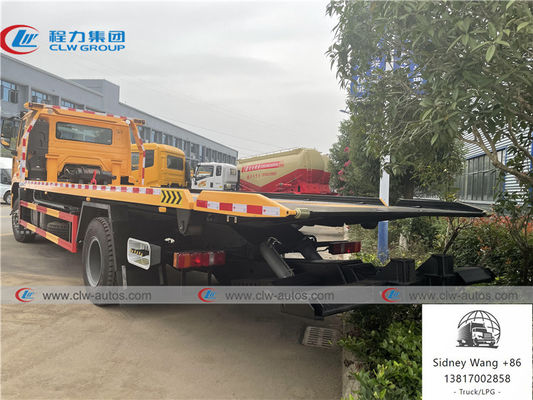 SINOTRUK HOWO 4x2 Heavy Duty 8T Flatbed Wrecker Towing Truck