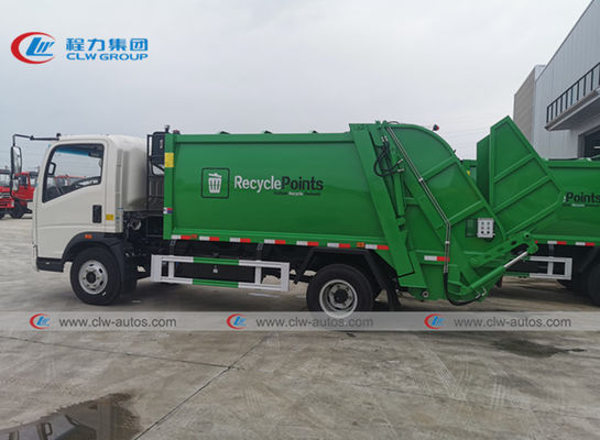 Sinotruck HOWO 6 Wheeler 4x2 140HP 6M3 Garbage Compactor Truck