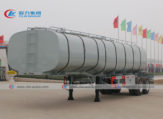 2 Axle 30000L Heated Asphalt Tank Trailer With Insulation Layer And Burner