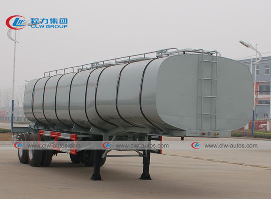 2 Axle 30000L Heated Asphalt Tank Trailer With Insulation Layer And Burner