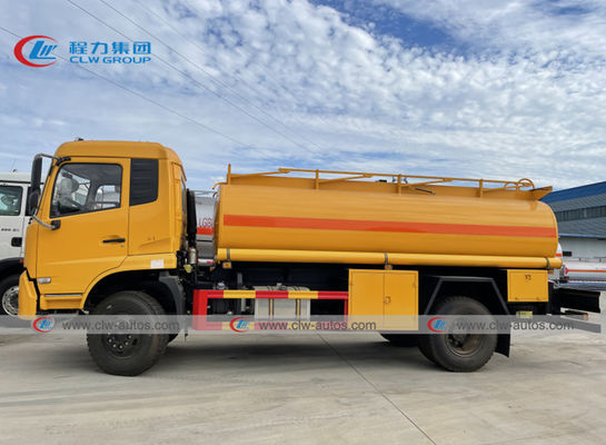 Dongfeng 6 Wheeler RHD 10000L Mobile Oil Tanker Truck