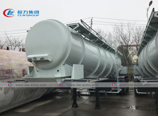 3 Axle 19M3 21M3 V Type Concentrated Sulfuric Acid Transport Trailer