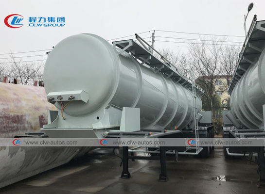 3 Axle 19M3 21M3 V Type Concentrated Sulfuric Acid Transport Trailer