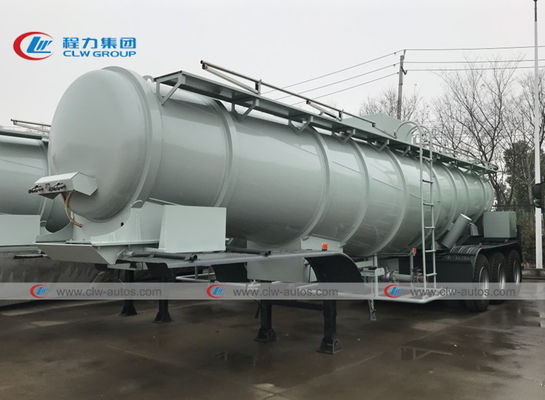 3 Axle 19M3 21M3 V Type Concentrated Sulfuric Acid Transport Trailer