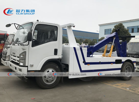 Small ISUZU 4x2 100HP 3T Road Recovery Wrecker Tow Truck