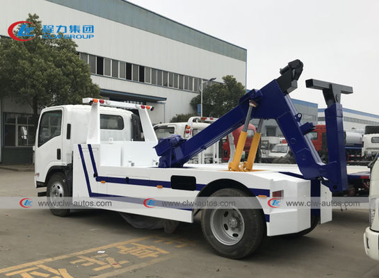 Small ISUZU 4x2 100HP 3T Road Recovery Wrecker Tow Truck