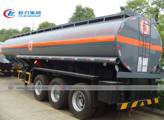 3 Axle 18000 24000L Dilute Sulfuric Acid Tank Semi Trailer