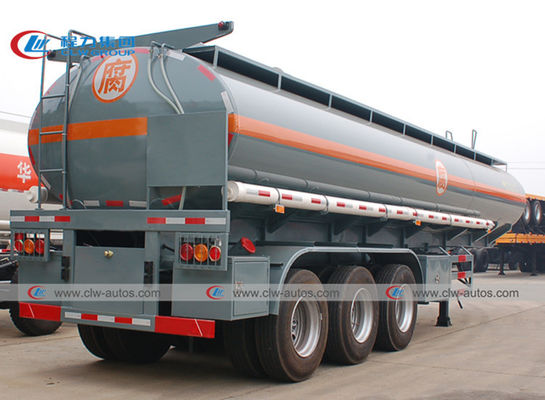 3 Axle 18000 24000L Dilute Sulfuric Acid Tank Semi Trailer