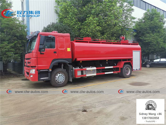 Sinotruk Howo 4x2 Fire Fighting Truck With 15cbm Water Tank