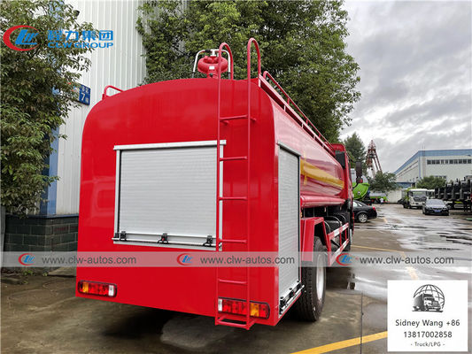 Sinotruk Howo 4x2 Fire Fighting Truck With 15cbm Water Tank