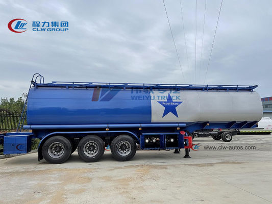 3 Axles 40000 Liters Q235 Carbon Steel Tank Semi Trailer For Crude Oil