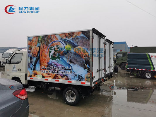 Foton Mini 1T Seafood Delivery Refrigerator Van Truck