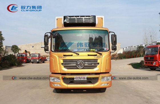 Dongfeng 10 - 15 Tons Food Transport Refrigerator Van Truck