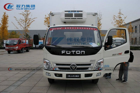 Foton 4x2 8 9 10 Tons Fresh Food Refrigerator Van Truck