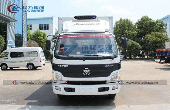 2 3 4T Foton Refrigerated Box Truck For Ice Cream Transport