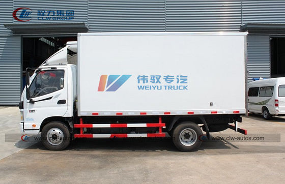 2 3 4T Foton Refrigerated Box Truck For Ice Cream Transport