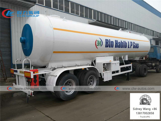 2 Axle 20MT 40M3 Tank Semi Trailer For LPG Transport