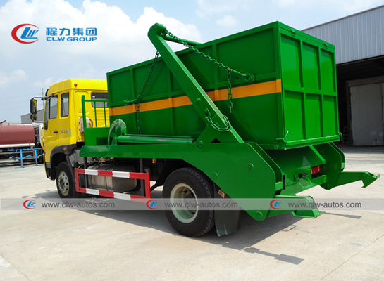 Sinotruk Homan 4x2 10CBM Skip Loader Swing Arm Garbage Truck