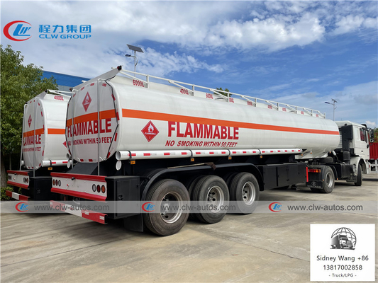 3 Axle 46000L 35T 40T Carbon Steel Fuel Tanker Truck