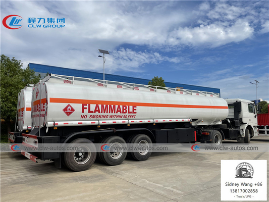 3 Axle 46000L 35T 40T Carbon Steel Fuel Tanker Truck